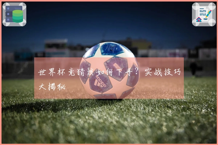 世界杯竞猜该如何下手？实战技巧大揭秘