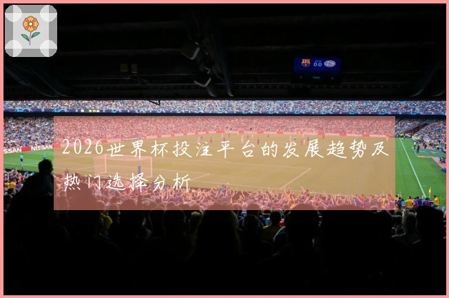 2026世界杯投注平台的发展趋势及热门选择分析